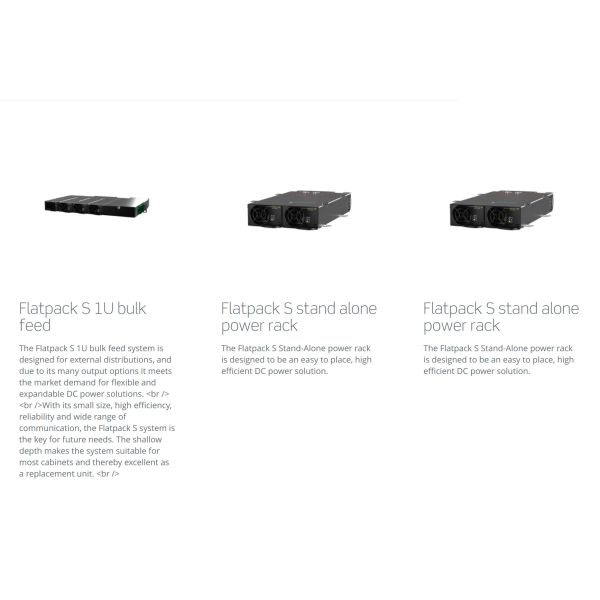 Eltek Flatpack S 1U Shelves With 5R/6R Rectifiers 241122.900 241122.901