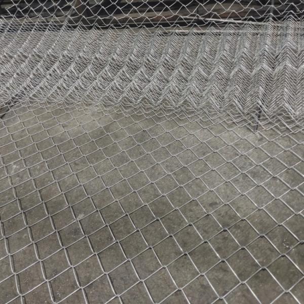 Quality Height 1.8m Chain Mesh Security Fencing Round Post For Safety Protection for sale
