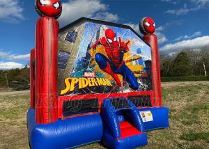 Buy cheap Kids Inflatable Bouncer Castle Outdoor Commercial Party Spider Man Bouncy Castle Hire product