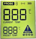 Electrommunication Customized LCD Panel 12 O′Clock FSTN Screen 52*59mm