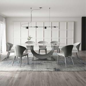 Dining Table Slate Stone Top Moon Design Modern Dining Table Sets