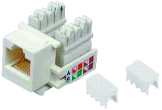 Cate.5e RJ45 Keystone jack ZC-1009