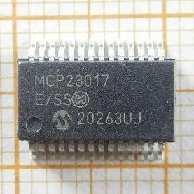 China Microchip Atmel Electronic Components I2c Ic MCP23017 Chip MCP23017-E/SS on sale