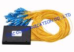 High Return Loss Fiber PLC Splitter 1 × 64 ABS Module Type With SC Connectors