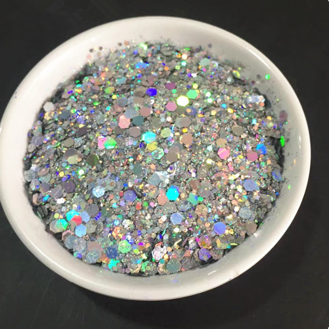 Mix and Match to Create Excellent Nail Art Effect Glitter Powder With Chunky Glitter for Resin Tumbler