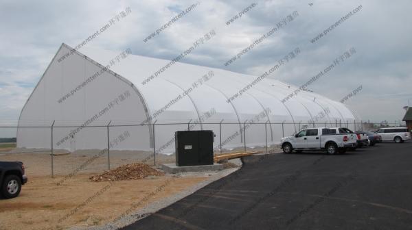 Quality Anti Aging Large Curved Tent PVC Roof Cover for sale