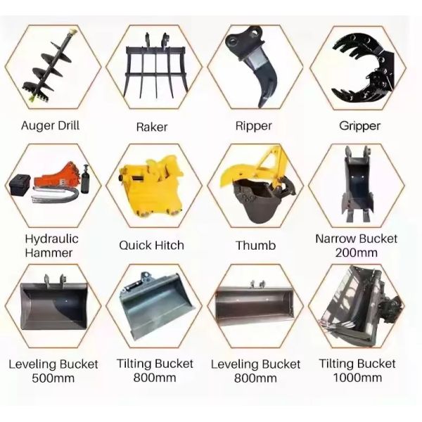 Remote Control Excavators EPA Euro 5 Compact Saving Farm Digger Excavator