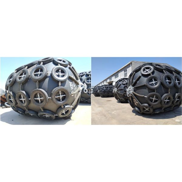 Pneumatic Marine Rubber Fenders Yokohama Black Boat Buoy Bumpers