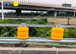 Metal Tunnel Crash Beam Barrier Rustproof , Highway Guard Rail Barrier