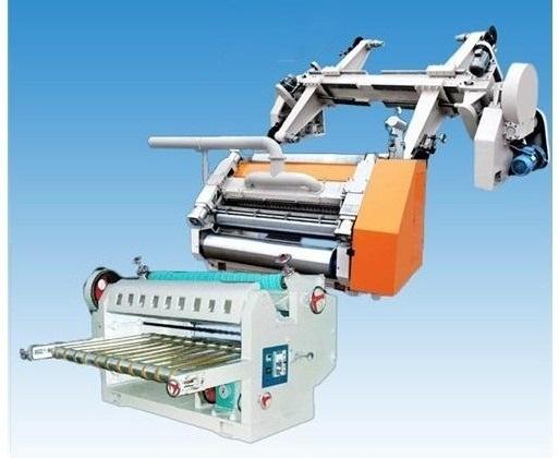 Quality Single Facer Corrugation Line, Mill Roll Stand + Single Facer + Rotary Cutter for sale