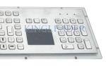 IP65 Rugged Kiosk Metal Industrial Keyboard With Touchpad Function Keys And