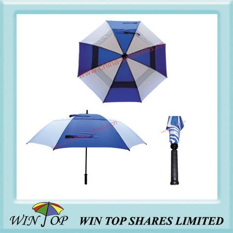 Quality Double Canopy Super Strong Golf Umbrella for sale