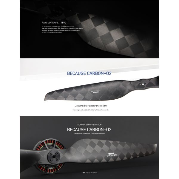 ULTRALIGHT PROP CB2 30X10 Inch Propeller