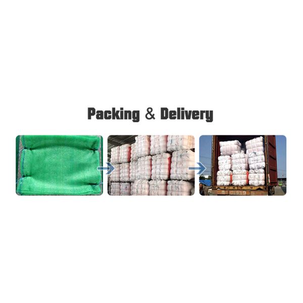 Packaging Solution Purple Polyethylene Raschel/Leno Mesh Bag for Potatoes and Vegetables