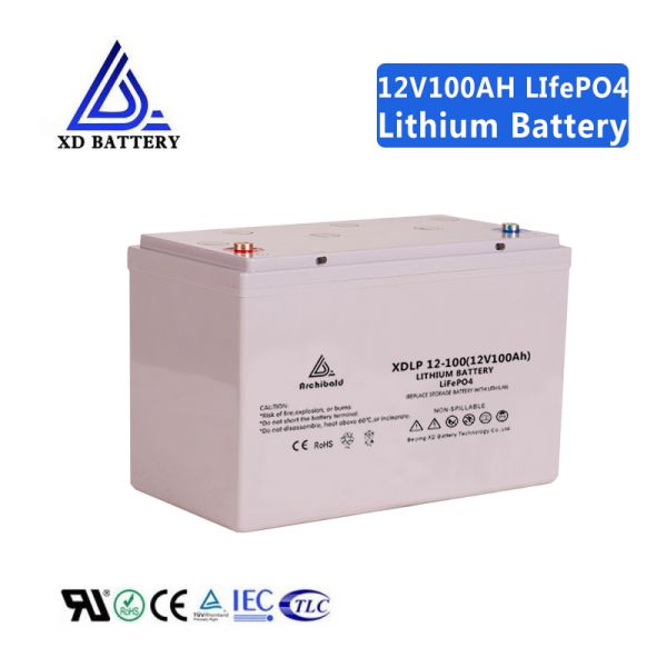 Lithium Ion Batteries For Caravans 12v 100ah Lifepo4 Battery With Smart Bms