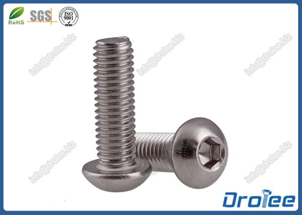 Quality 304/316/A2-18-8 Stainless Steel Button Head Socket Cap Screw Bolt for sale