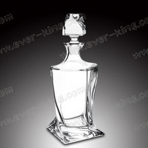 Super Flint Crystal White 750ml Alcohol Container Glass