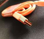 Micro USB Noodle Charging Cable 3F For JBL Charge 3+ Flip3 Flip2 Blue Tooth