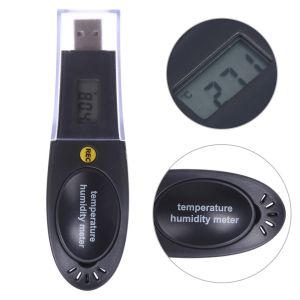 Temperature Humidity Data Logger USB Interface LCD Hygrometer Thermometer