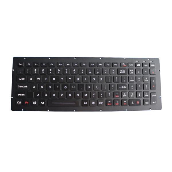 Quality Custom Ruggedized Keyboard Vandal Proof Waterproof Backlight Keyboard for sale