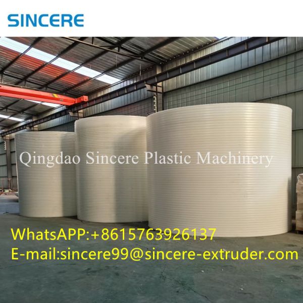 HDPE PPH Spiral Chemical Storage plastic Water Tank Making Machine Extruder