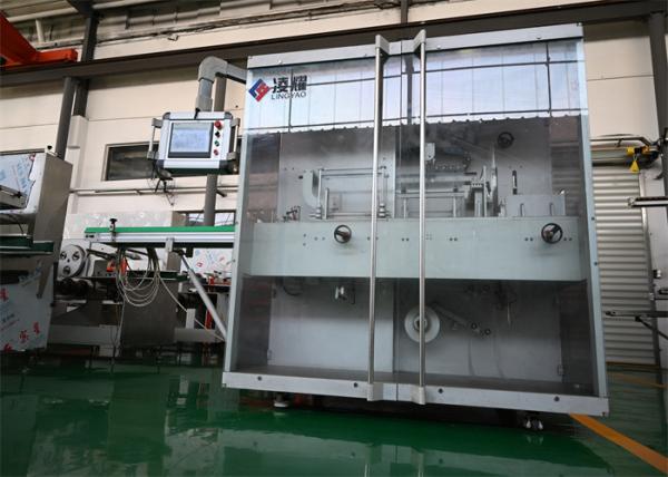 Quality Automatic Film Wrapping Machine For Pharmaceutical Boxes Bundling With Servo Driven, GMP Compliant, High Speed Max 60 Bundles Per Min for sale