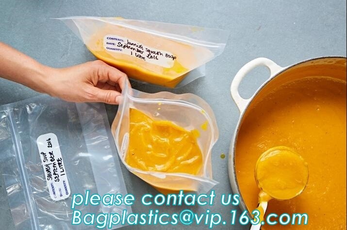 Reusable Leakproof Print Zip Lock Sandwich Bag, Fat bottom bag With Zip lock Eight side seal Bag with Zipper locker bagg
