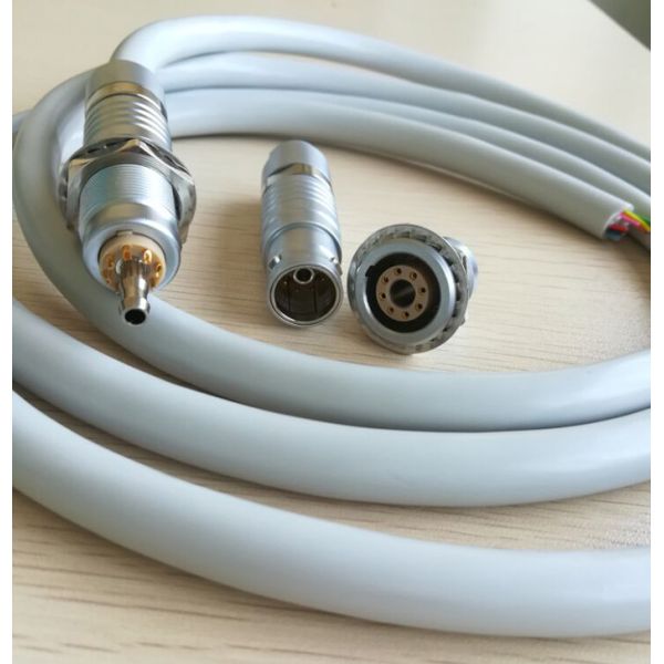 FGG EGG 3B 8 Pin Plus 1 Way Push Pull Self-lock Plug Socket Electrical Pneumatic Mixed Connector