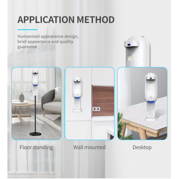1100ml Automatic Liquid Soap Dispensers 0.1s Intelligent Sensing