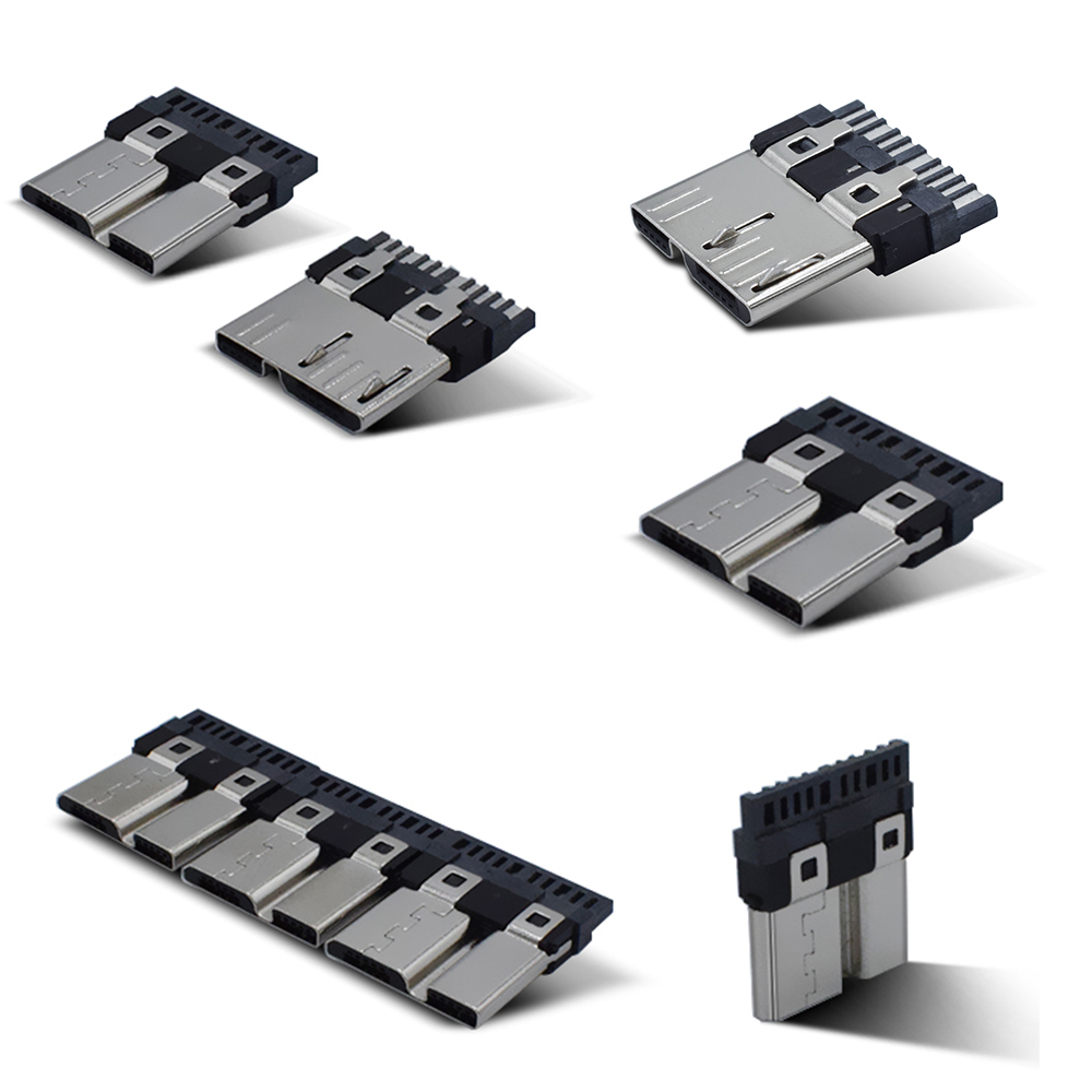 USB 3.0 Type B Male 2 Pin Micro Connector With Charging Function