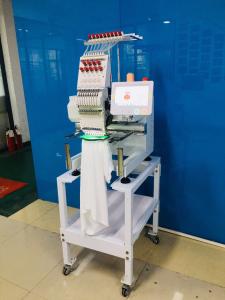 China Single Head 12/15 Needles Computerized Cap Embroidery Machine on sale