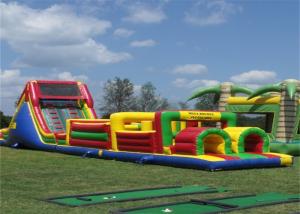 Buy cheap Funny Inflatable Obstacle Course , Bouncy Obstacle Course Jumpers With CE product