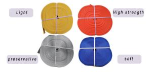 Buy cheap Durable Flat Polyester Webbing Roll EN1492-1 Standard Corrosion Resistant product