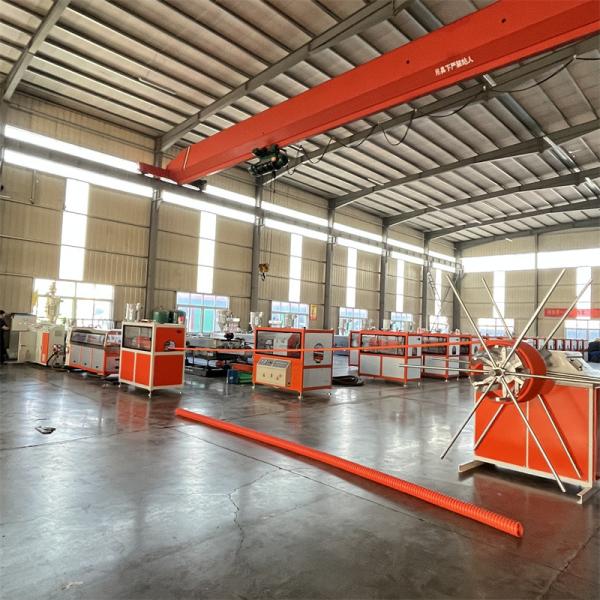 Single Screw Plastic Extrusion Machinery Electric Power HDPE PE Extrusion