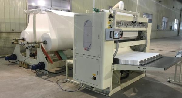 Quality 2-6 Lanes V Folded Hand Towel / Facial Tissue Paper Manufacturing Machine High Speed for sale
