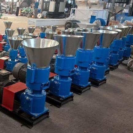 Quality Poultry Feed Diesel Pellet Mill  Flat Die Electric Pellet Machine for sale