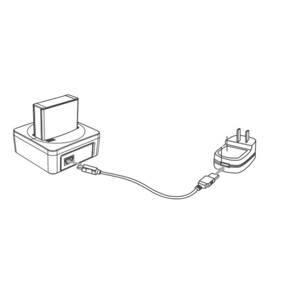Body Worn Camera Backup Battery Charger Mini USB Port 5V 2A