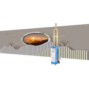 62kg 3D Wall Printing Machine Vertical Operated High Precision