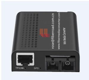 China 10/100Base-TX to 100Base-FX Mini Media Converter , unmanaged, standalone on sale