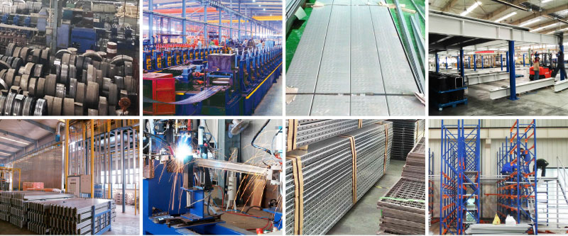 Steel Structure Garret Mezzanine Floor Platform Heavy Duty Rack
