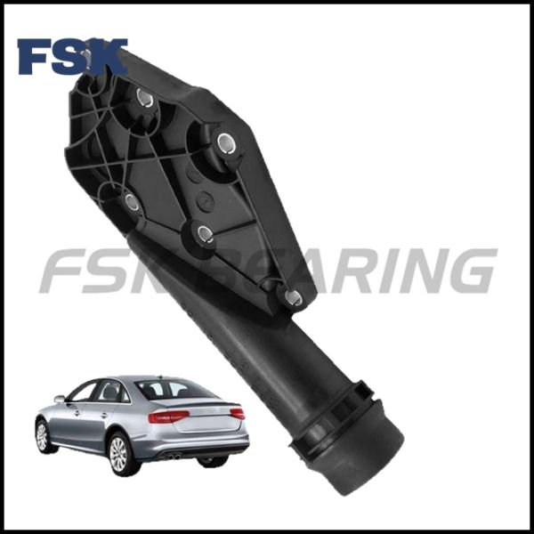 FSK 06E121168 Audi Coolant Thermostat Cover Plate Black Plastic