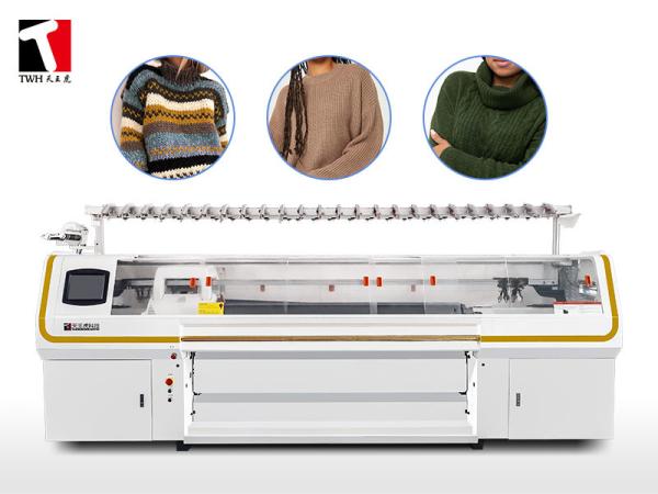 Quality Double System Computer Controlled Knitting Machine 52'' 3.5G for sale