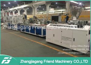 PE Powder WPC Profile Extrusion Production Line Conical Twin Screw