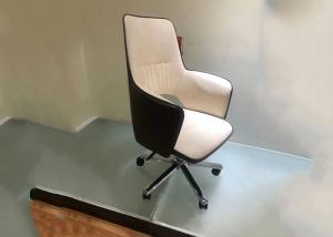 Buy cheap High Back Mirable Classic 68cm White Fabric Desk Chair product