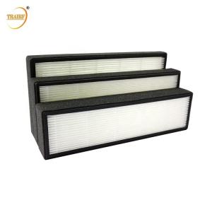 China Black PP Frame 99.97% Welding Respirator HEPA Air Filter on sale