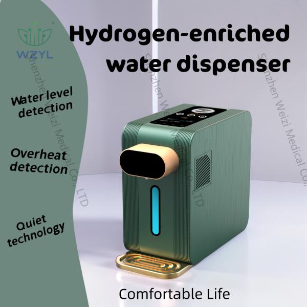 Quality Aluminum Alloy Hydrogen Water Machine Inhale And Drink Water Antioxidant WEIZI for sale