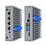 6W TDP 4 Lan Fanless Firewall PC N100 CPU 4K Dual Display Linux Mini PC