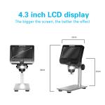 Sucker Bracket 1080P 1000X Handheld Portable Wifi Digital Microscope For Ipad