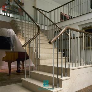 China Balustrades Metal Handrail Post 304L Balcony Railing Design Small Size Lightweight on sale