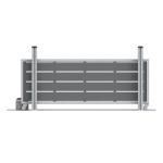 Fireproof WPC Gate Panel Lightweight Composite WPC board for gates